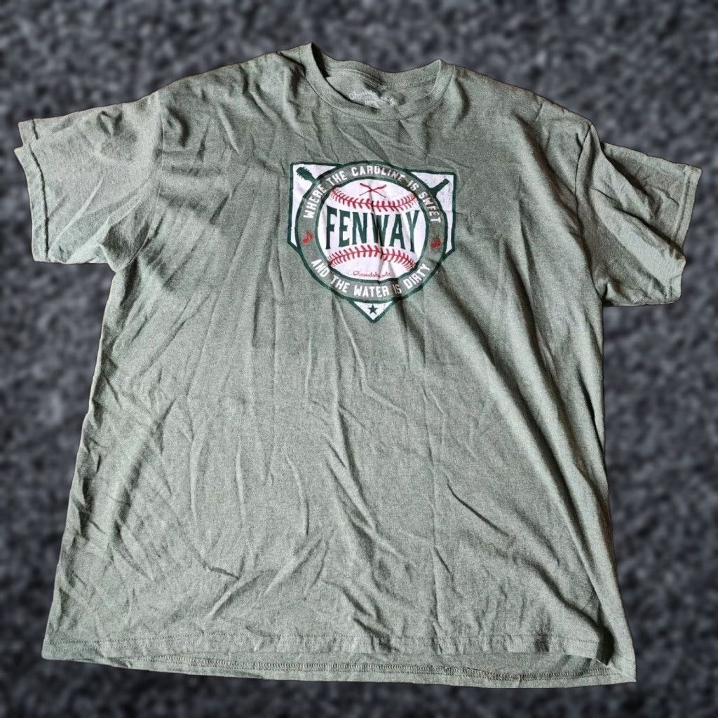 Vintage Chowdaheadz Men’s 2XL Baseball Green Cotton Short Sleeve Crew Neck T-Shirt Size US XXL / EU 58 / 5 - 1 Thumbnail
