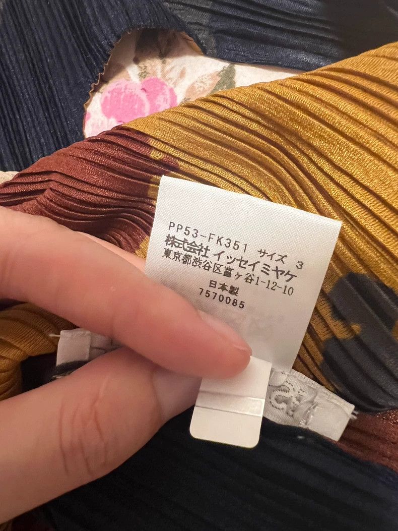 Issey Miyake Issey Miyake size:3 Retro three-color long-sleeved top Size M / US 6-8 / IT 42-44 - 4 Thumbnail