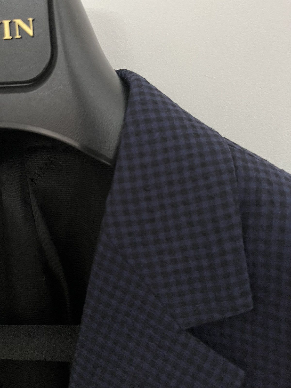 Lanvin Lanvin seersucker gingham jacket Size 42R - 3 Thumbnail