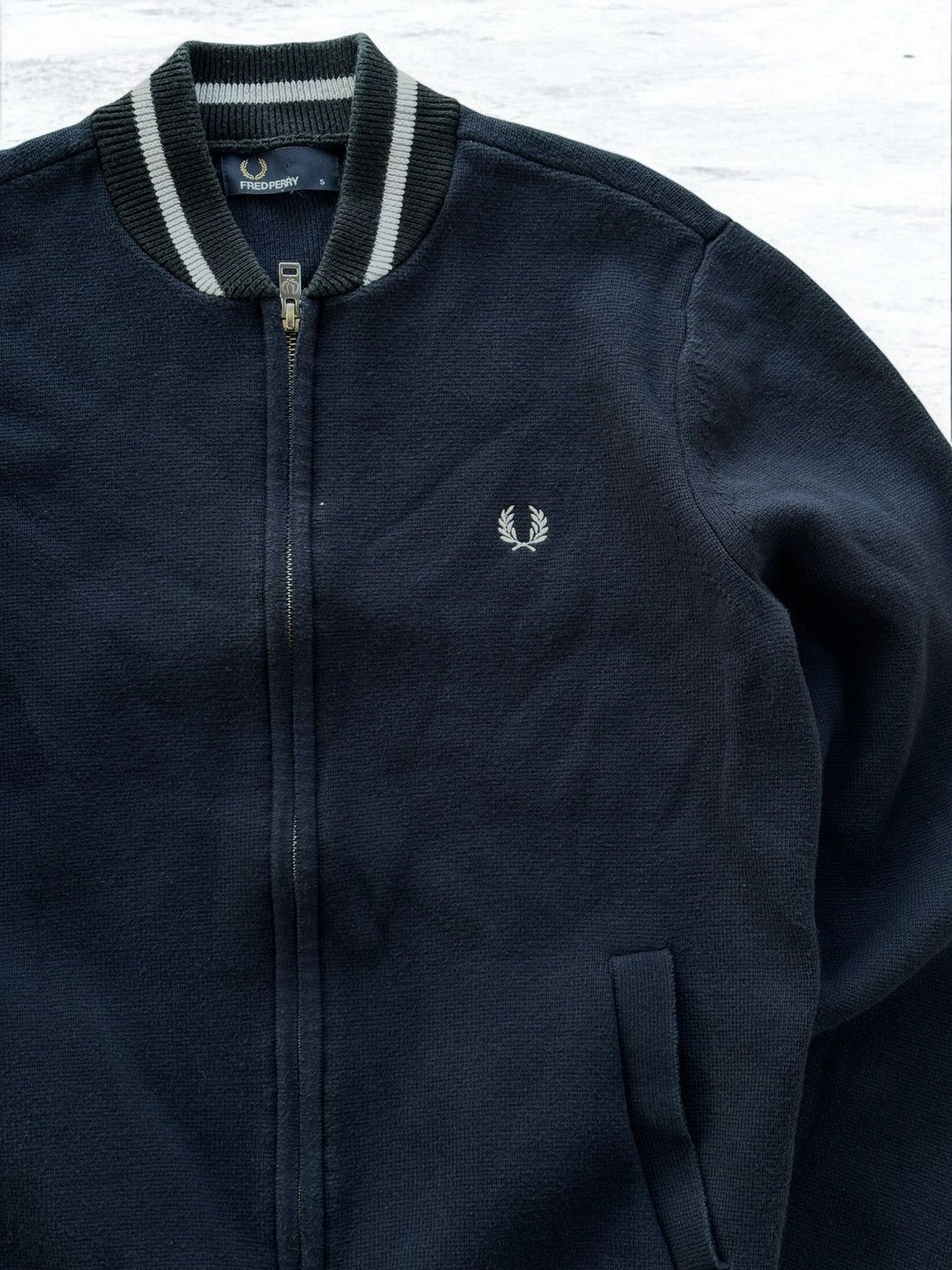 Fred Perry Fred Perry sweatshirt full zip navy blue hoodie sport Size US S / EU 44-46 / 1 - 3 Thumbnail