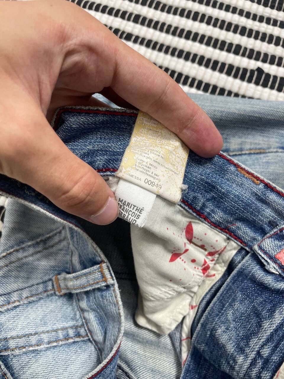Marithe + Francois Girbaud Vintage Marithe Francois Girbaud Distressed Denim Pants Y2K Size US 28 / EU 44 - 10 Thumbnail