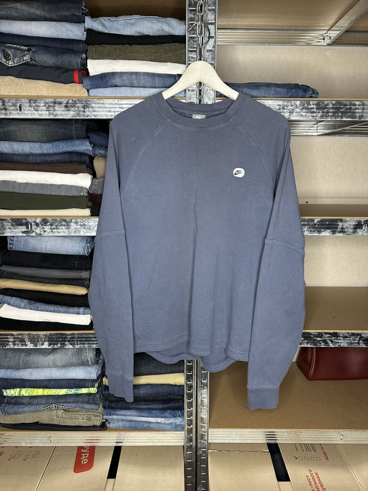 Nike Nike Vintage Style Raglan Sweatshirt Men’s Large Size US L / EU 52-54 / 3 - 1 Thumbnail