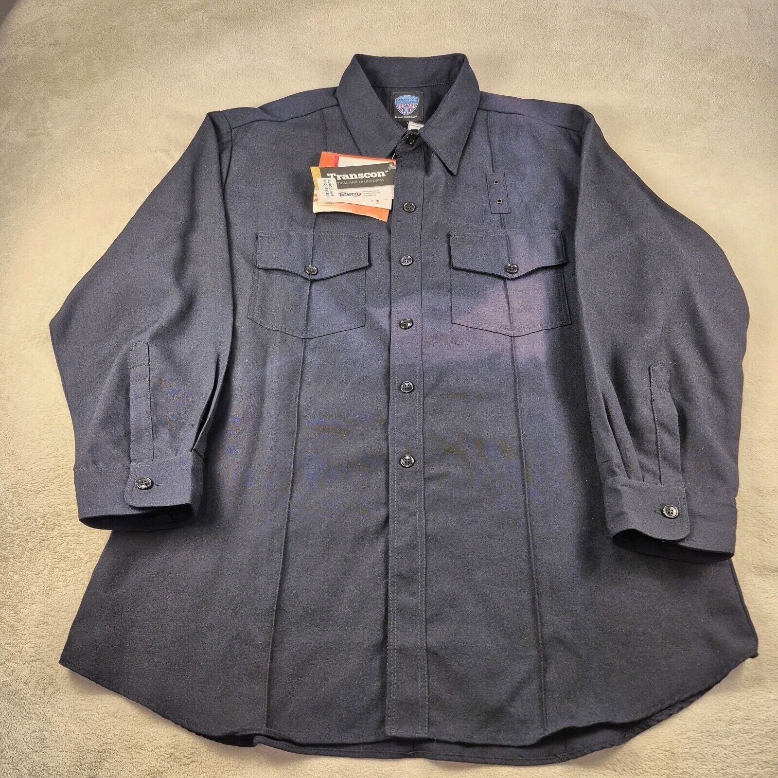 Uniform Wares Transcon Uniform Flame-Resistant Button Shirt XXL Defects Size US XXL / EU 58 / 5 - 2 Thumbnail