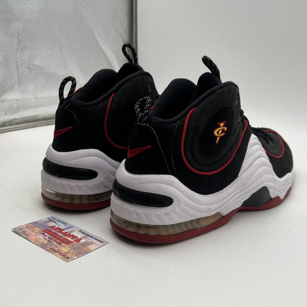 Nike Air Penny 2 Miami heat Size US 12.5 / EU 45-46 - 5 Thumbnail