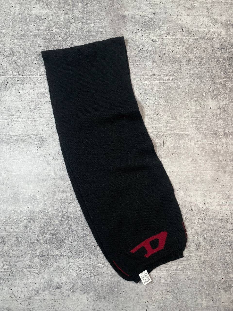 Diesel Vintage Diesel Logo Acrylic Scarf Y2K Size ONE SIZE - 1 Thumbnail