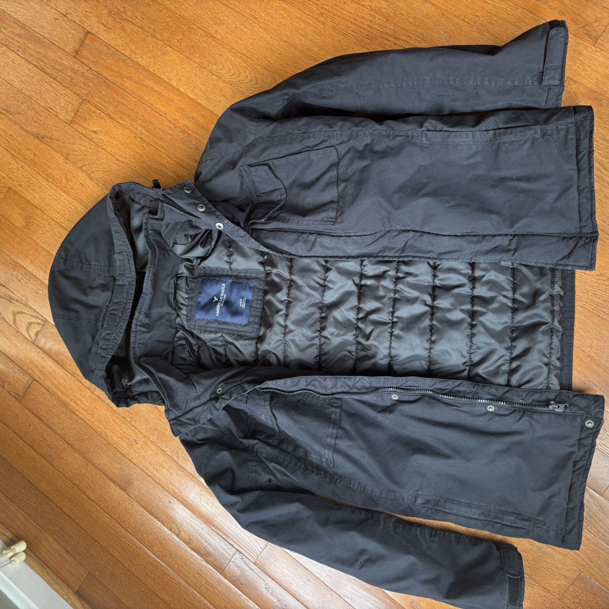 American Eagle Outfitters American Eagle Outfitters Jacket with Hood Size US M / EU 48-50 / 2 - 2 Thumbnail