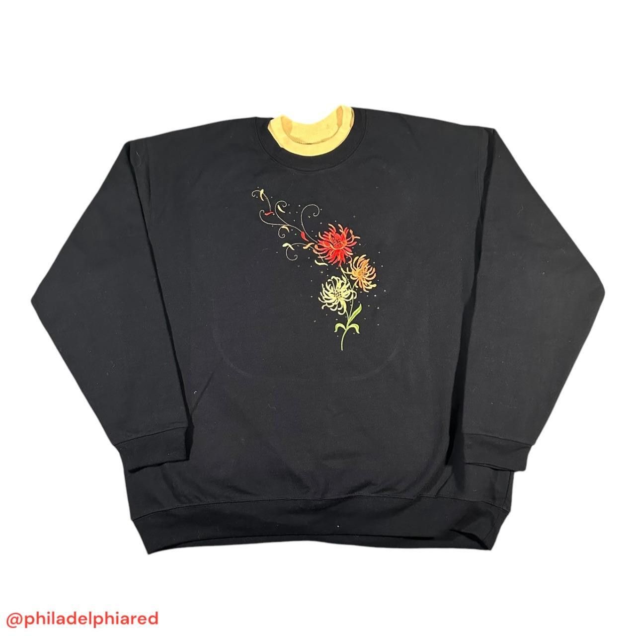 Other Vintage 1990s Morning Sun Top Stitch flower themed crewneck Size XXL / US 16-18 / IT 52-54 - 1 Thumbnail