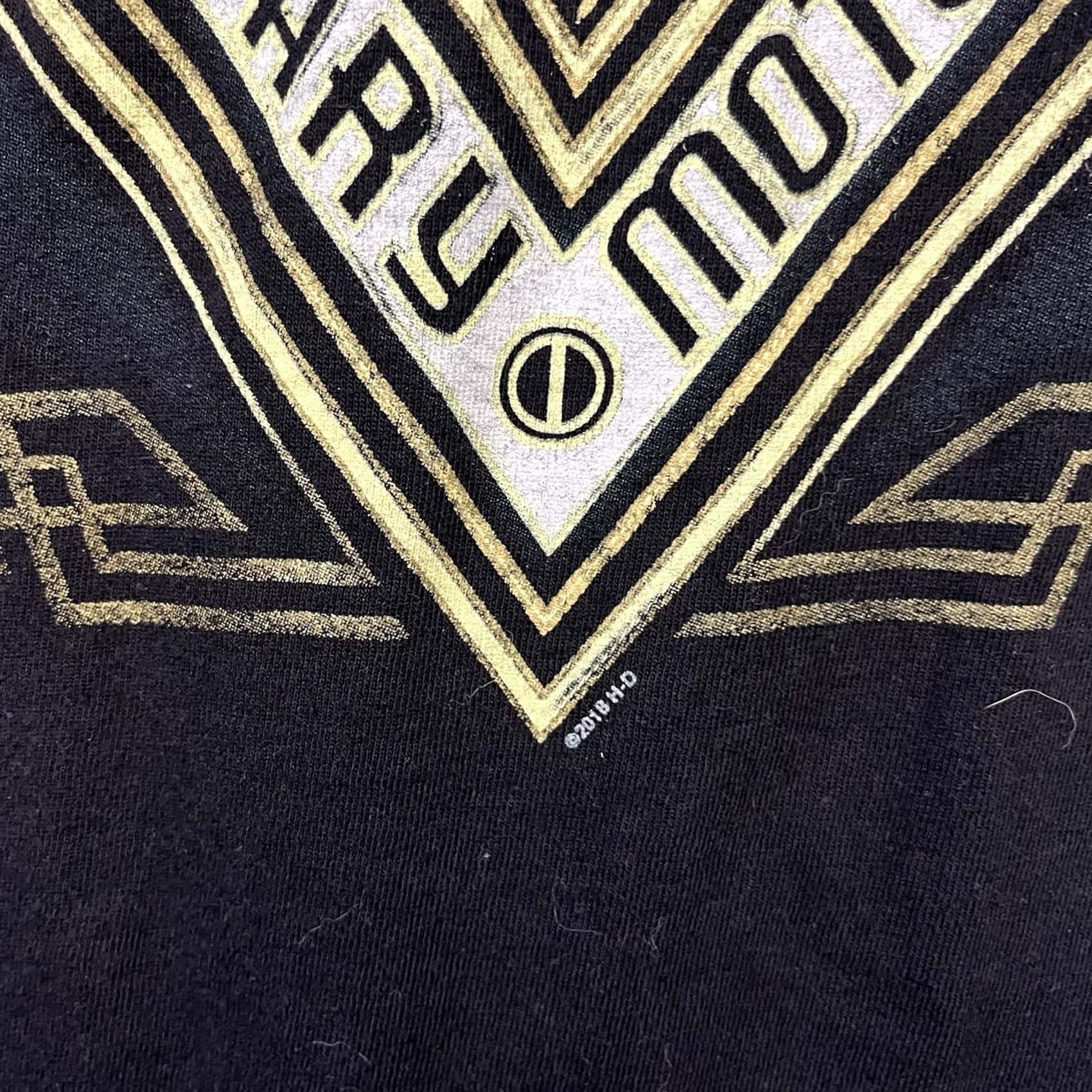 Harley Davidson VINTAGE Harley-Davidson Shirt Mens Large Black Graphic Print Crew Neck Short Sleeve Cotton Logo Biker Motorcycle VT Y2K Essex Jct Size US L / EU 52-54 / 3 - 3 Thumbnail