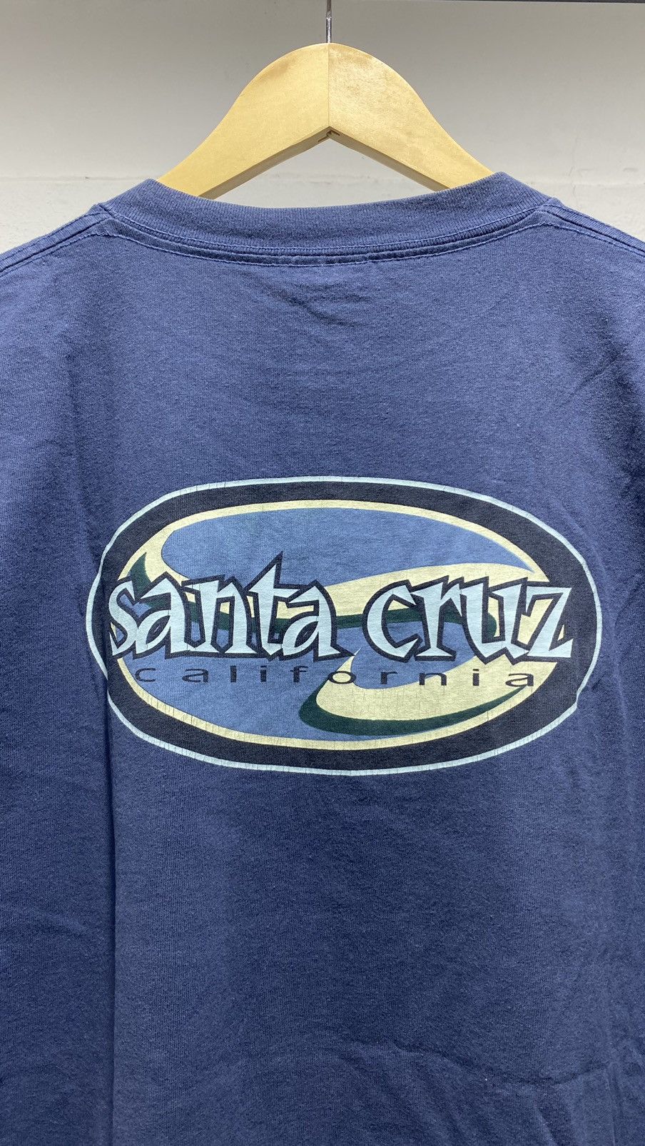 Santa Cruz Skateboards × Vintage 💥Rare 80s Tultex Santa Cruz Skate Sk8 Size US L / EU 52-54 / 3 - 3 Thumbnail