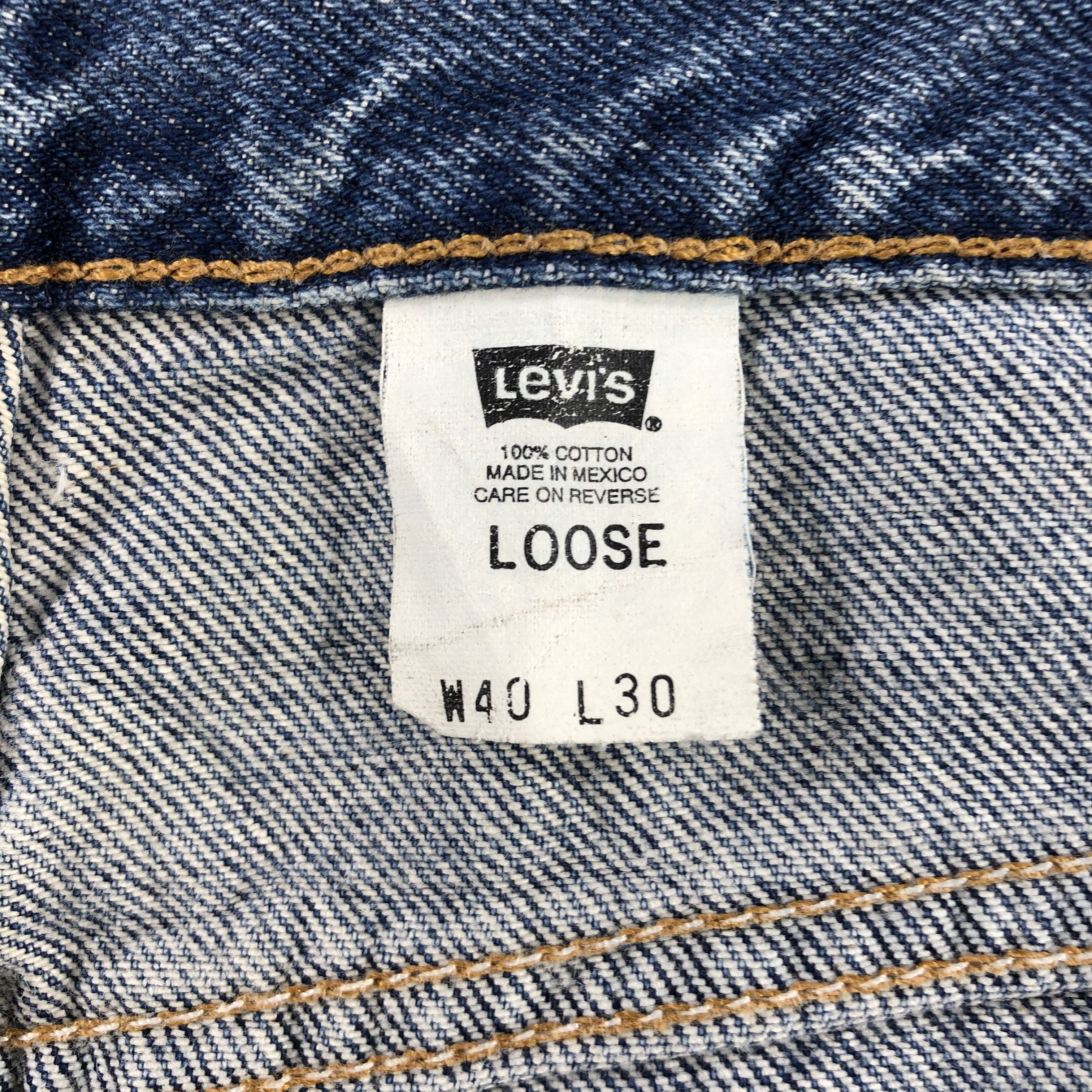 Levi's × Vintage 90s Vintage Baggy Levis 545 Jeans-JM3177 Size US 40 / EU 56 - 11 Thumbnail