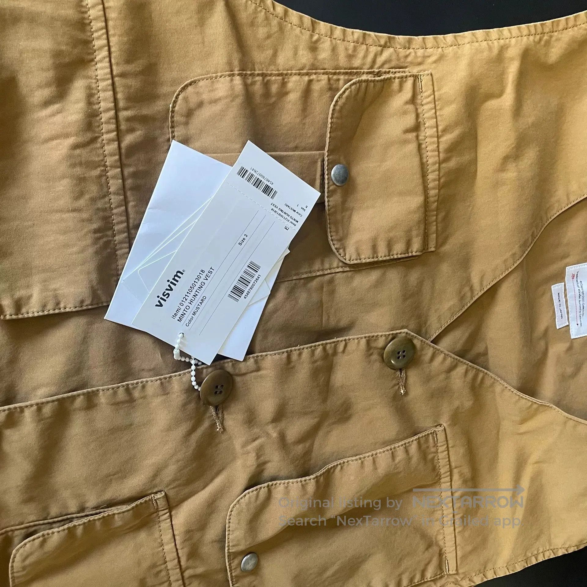 Visvim visvim 21ss Minto Hunting Vest. Size US L / EU 52-54 / 3 - 5 Thumbnail
