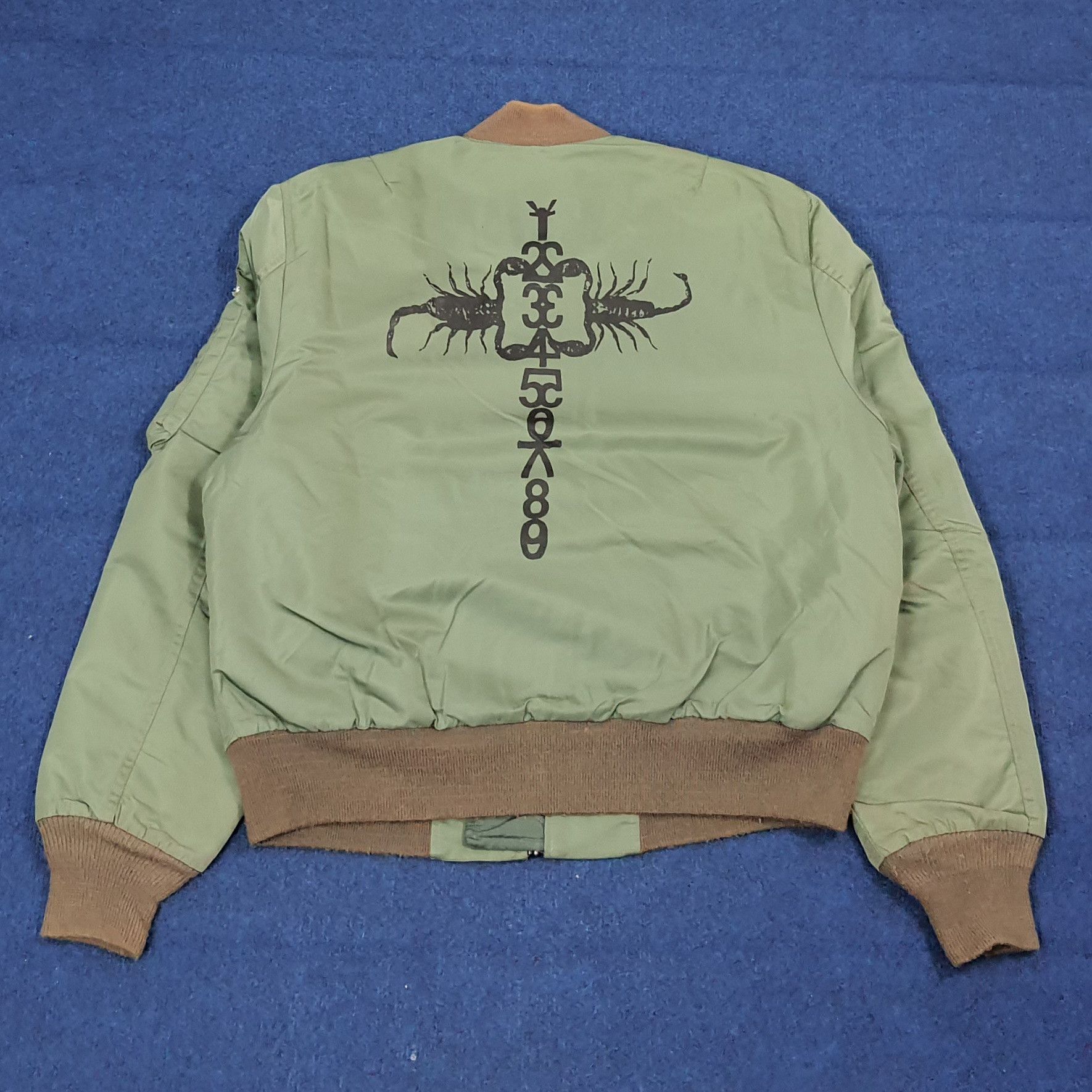 Vintage Vintage Classic MA-1 Flight Air Force Bomber Jacket C277N21 Size US L / EU 52-54 / 3 - 1 Thumbnail