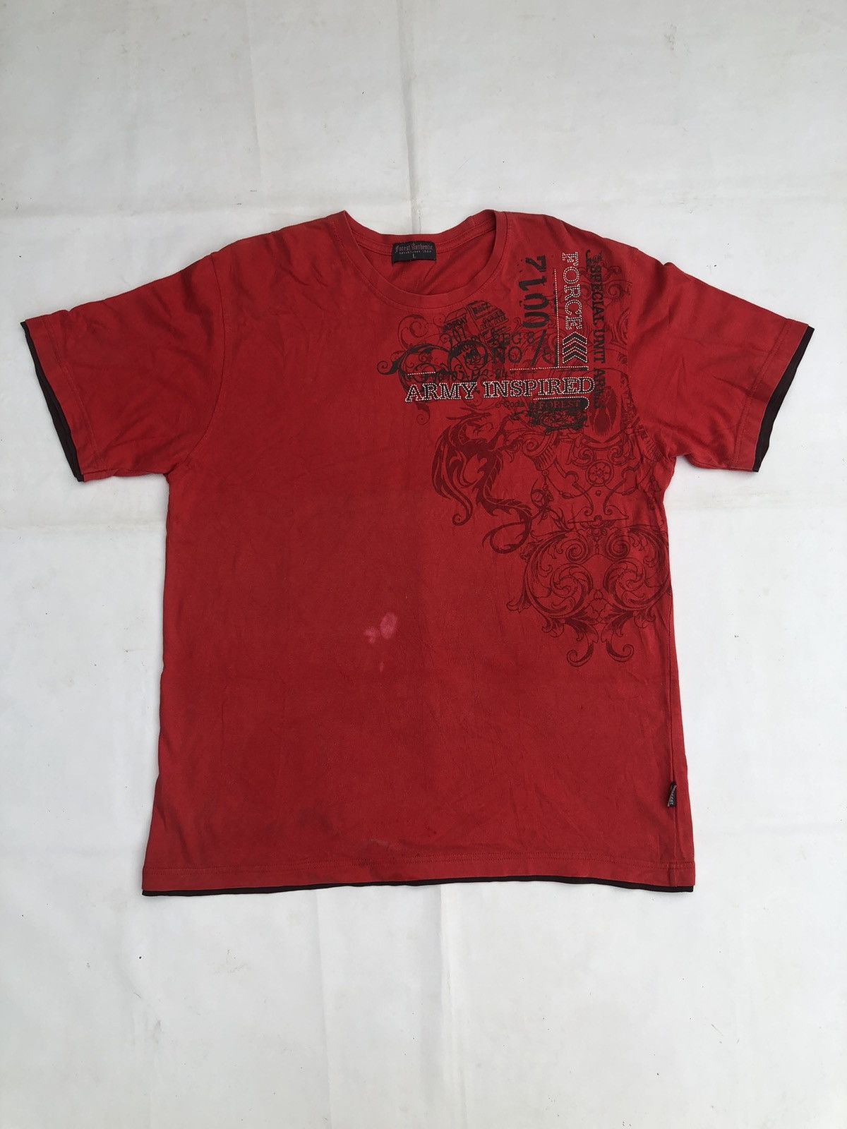 Beauty Beast Japan Poem Double Layer Forest Authentic Rock Punk Style Size US L / EU 52-54 / 3 - 1 Thumbnail