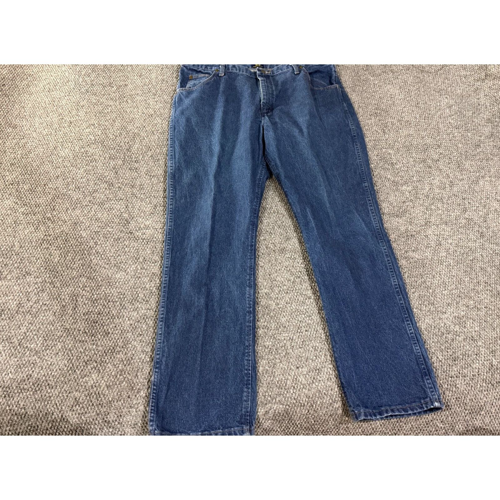 Wrangler Wrangler Jeans Mens 40x32 47MWZ Denim Western Cowboy Cut Regular Fit Blue Cotton Blend 5-Pocket Logo Vintage No Size US 40 / EU 56 - 2 Thumbnail