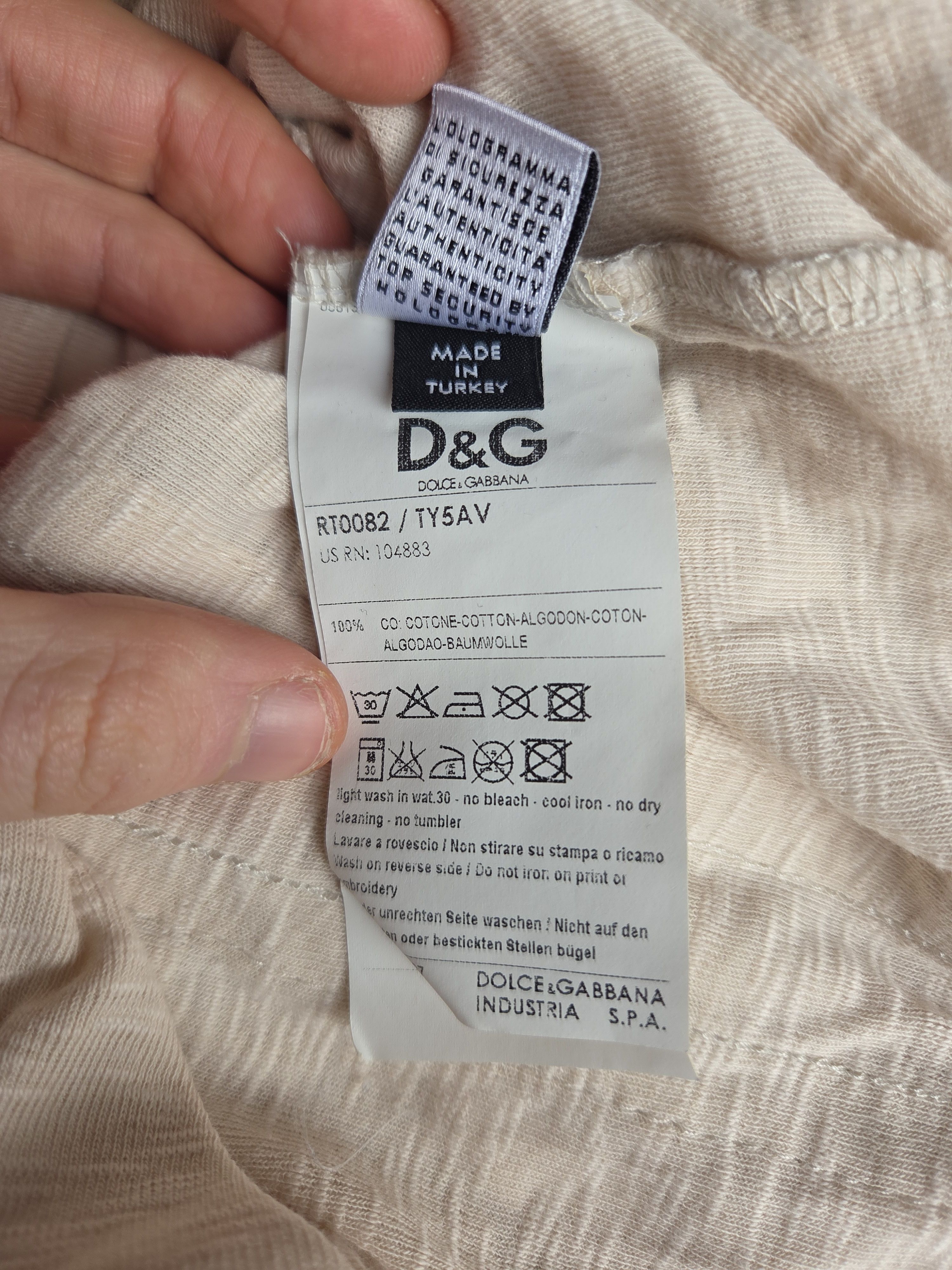 Dolce & Gabbana Dolce & Gabbana graphic T-shirt Size US XXL / EU 58 / 5 - 8 Thumbnail