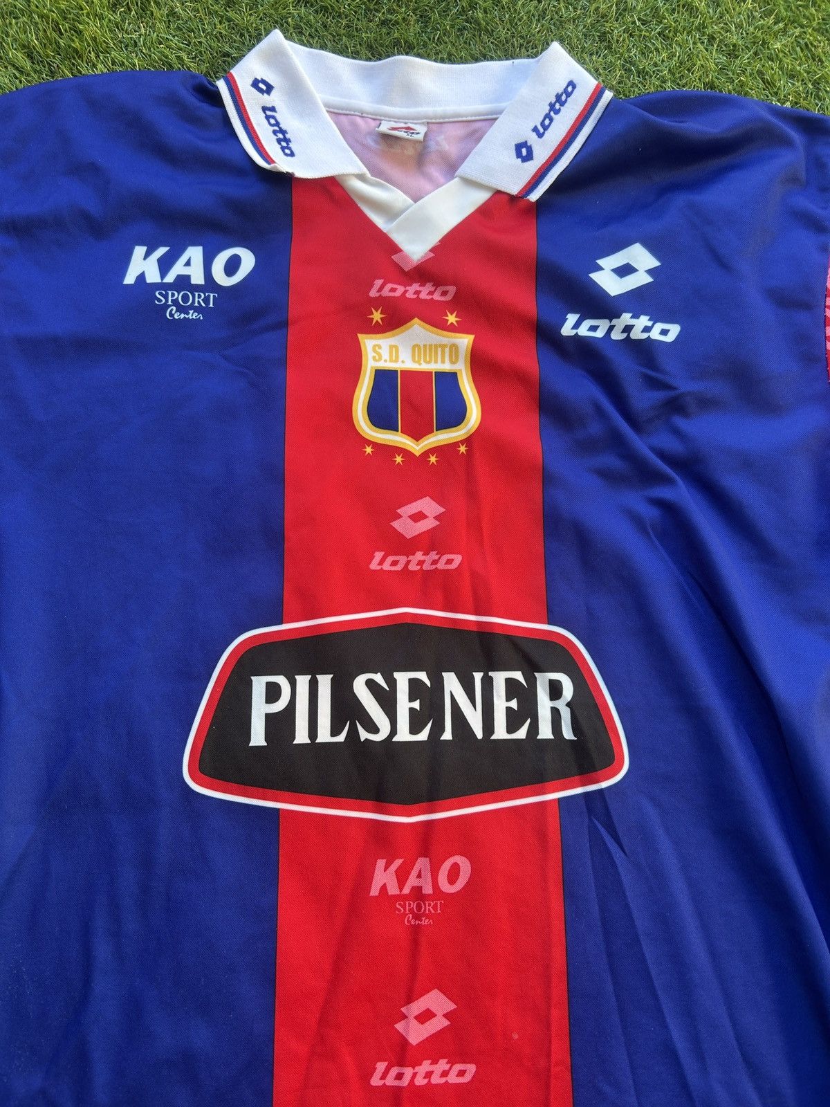 Lotto Sport Vintage Lotto S.D. Quito Jersey Size XL Size US XL / EU 56 / 4 - 2 Thumbnail