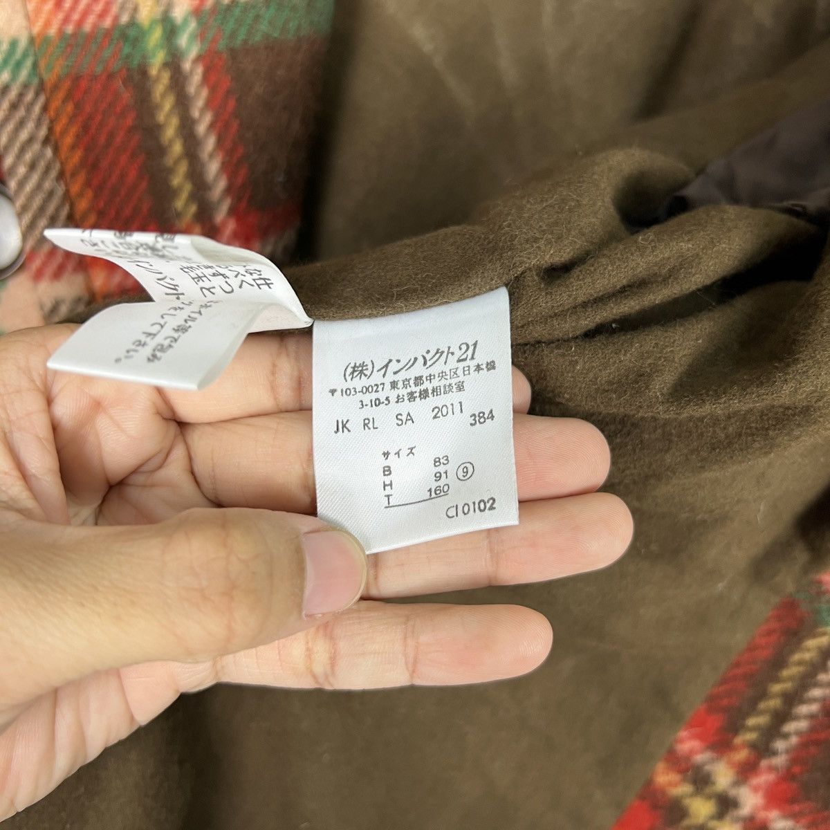 Ralph Lauren 🔥 RALPH LAUREN WOOL PLAID DOUBLE BREAST Size US S / EU 44-46 / 1 - 16 Thumbnail