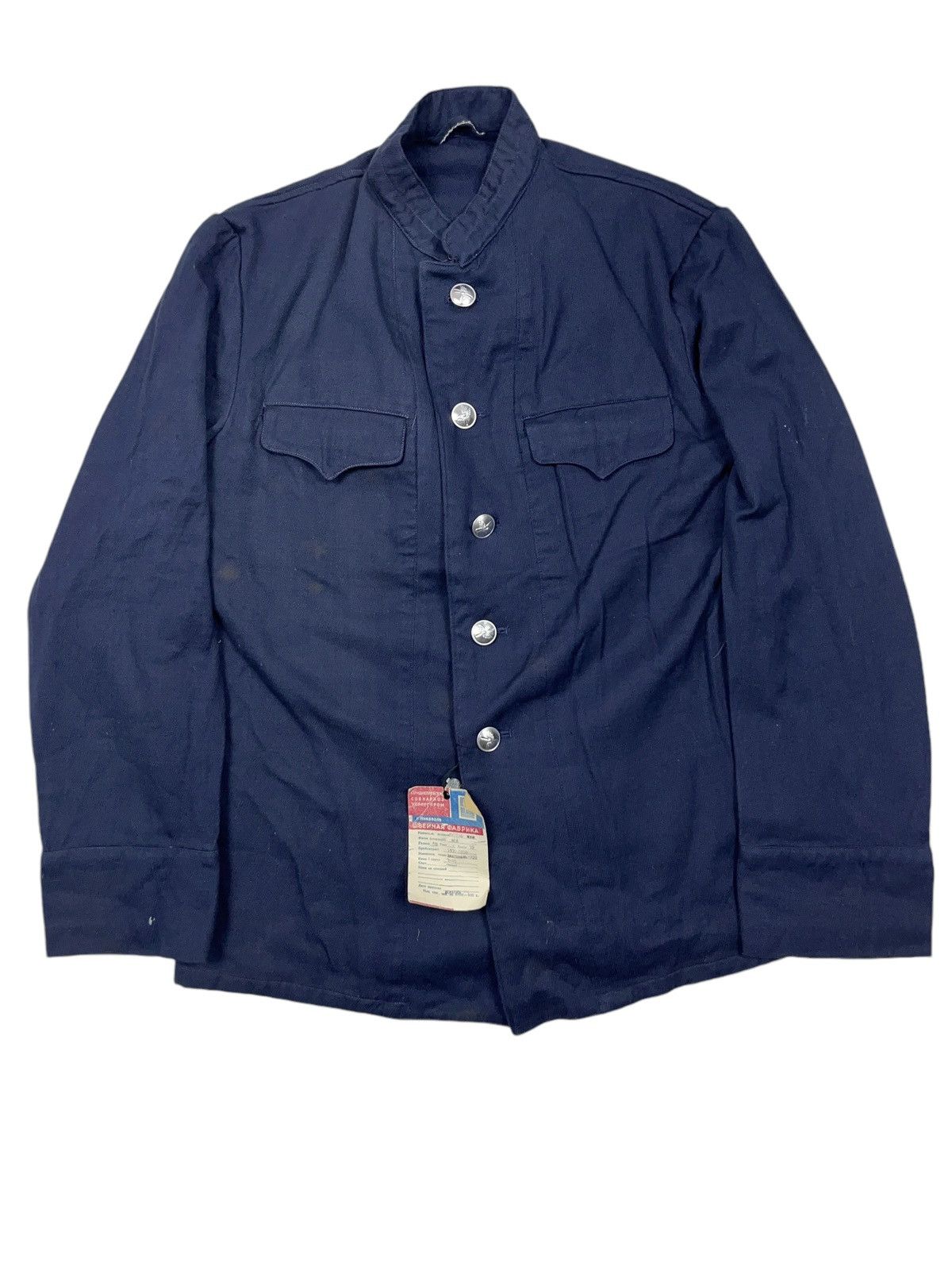 Le Laboureur × Vintage Vintage 60s Soviet Sanfor Chore Jacket USSR Workwear Size US M / EU 48-50 / 2 - 1 Thumbnail