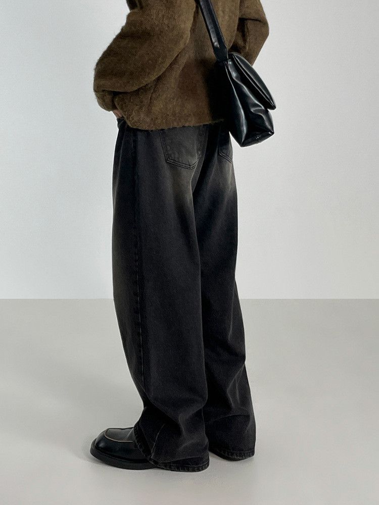 Japanese Brand × Jean Retro loose wide leg straight leg jeans Size US 32 / EU 48 - 3 Thumbnail