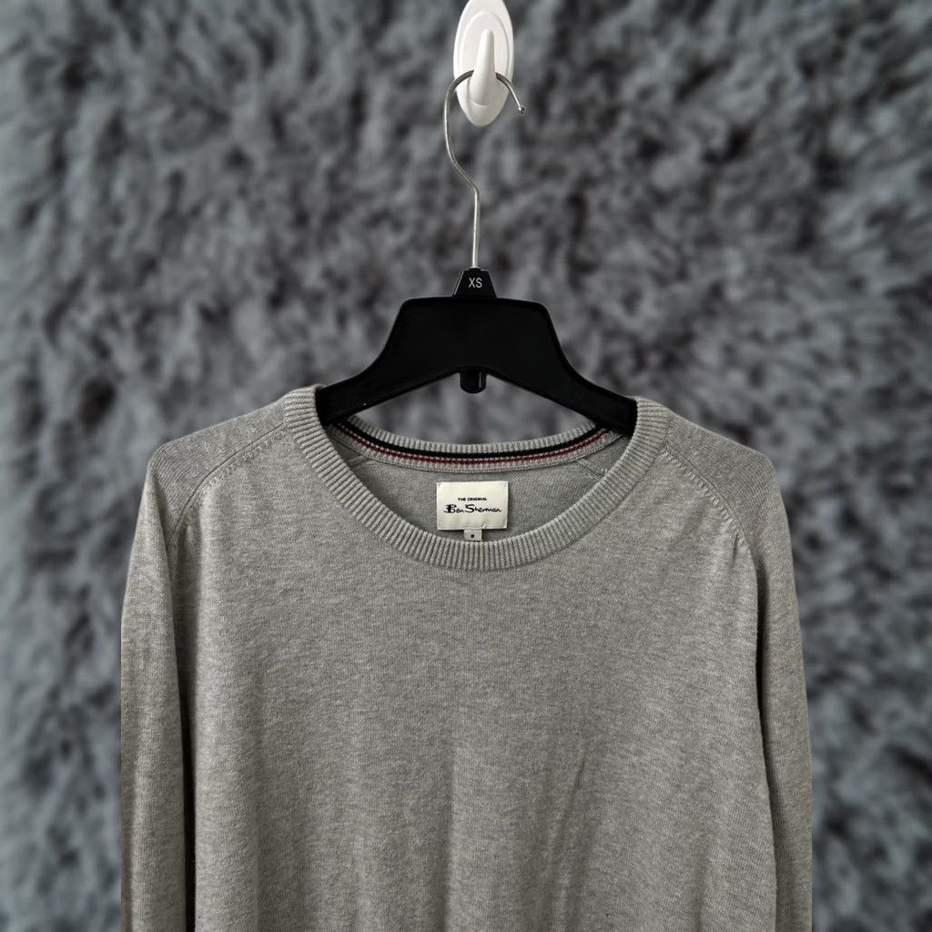 Ben Sherman Ben Sherman Sweater Mens Medium Gray Crewneck Pullover Long Sleeve Shirt Size US M / EU 48-50 / 2 - 1 Thumbnail