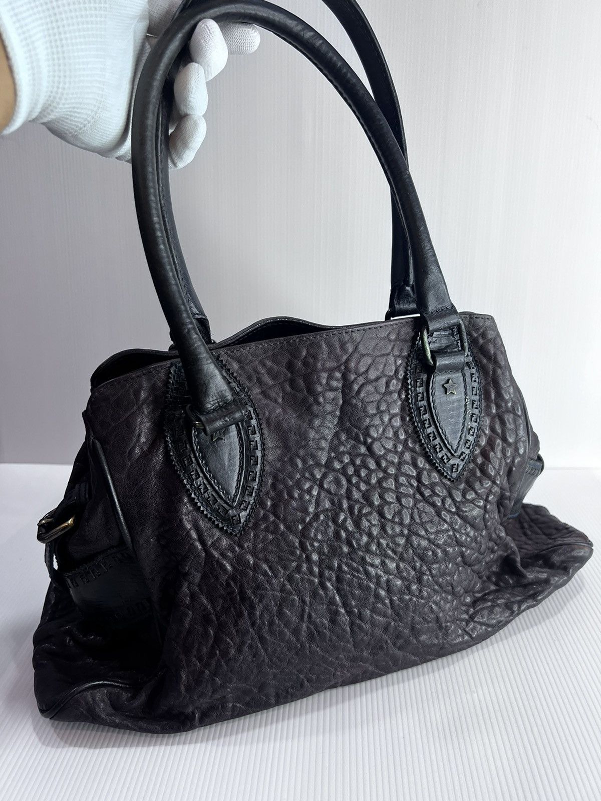 Fendi Fendi Etniko Grained Leather Vintage Bag Size ONE SIZE - 2 Thumbnail