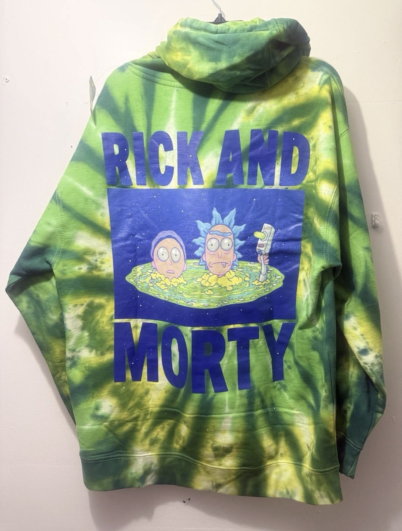 Other Rick and Morty x Dim Mak Green Tie Dye Hoodie XL Rare Collab Size US XL / EU 56 / 4 - 3 Thumbnail