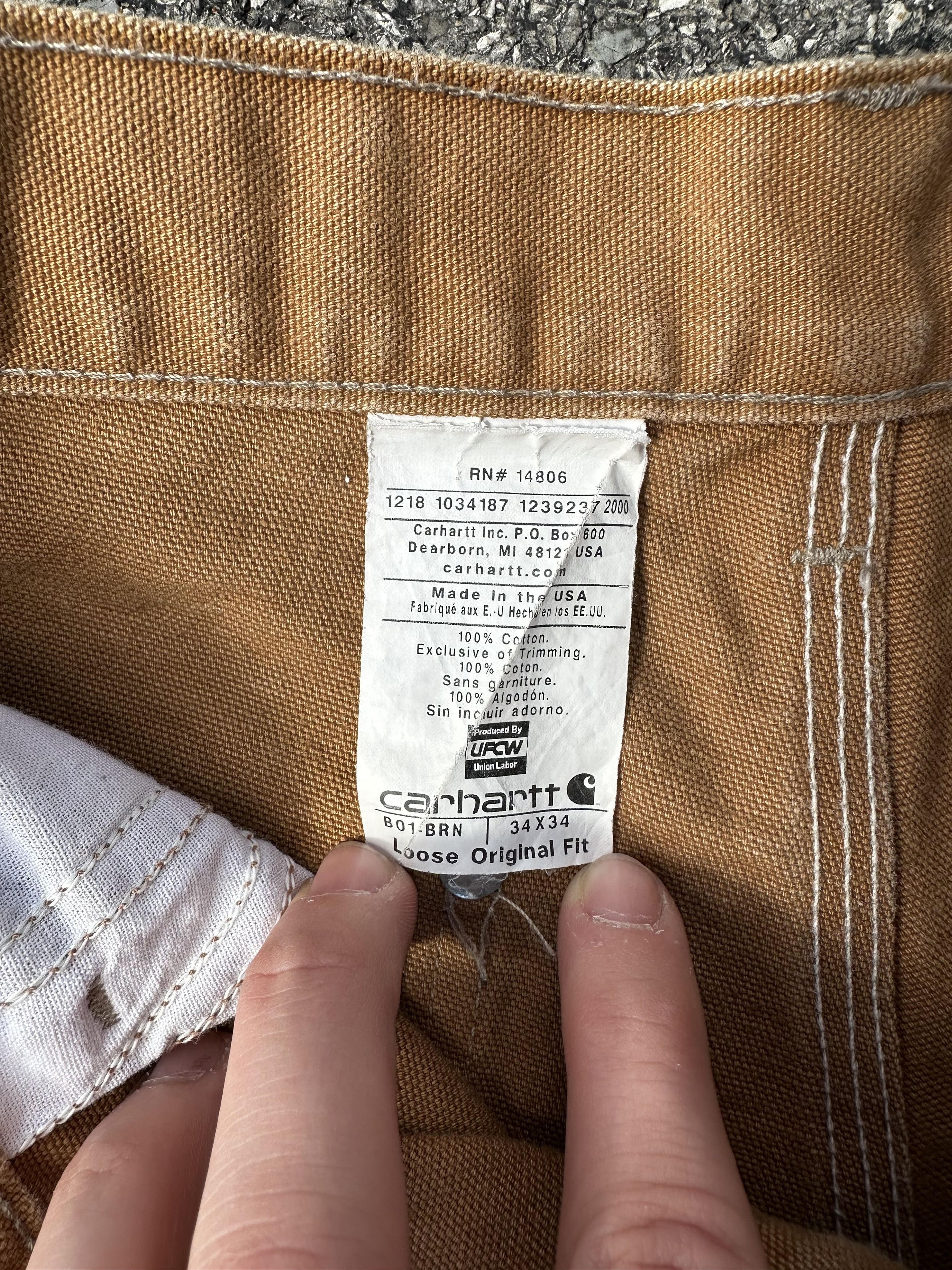 Carhartt × Carhartt Wip Vintage Carhartt Double Knee Pants Size US 34 / EU 50 - 2 Thumbnail