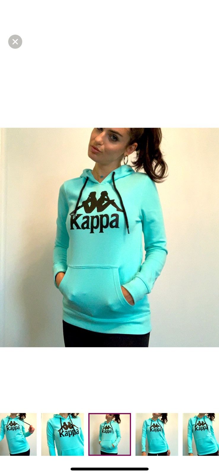 Kappa KAPPA TURQOISE SWEATER Size XS / US 0-2 / IT 36-38 - 3 Thumbnail