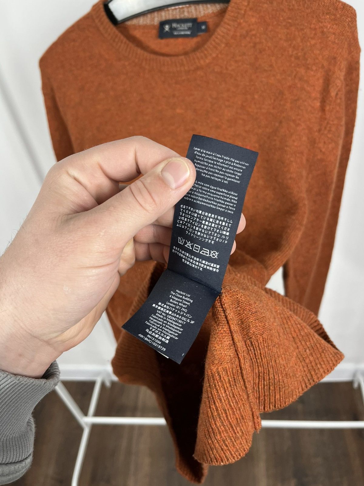 Hackett Hackett London Lambswool Sweater Crewneck Knit Jumper M Size US M / EU 48-50 / 2 - 9 Thumbnail