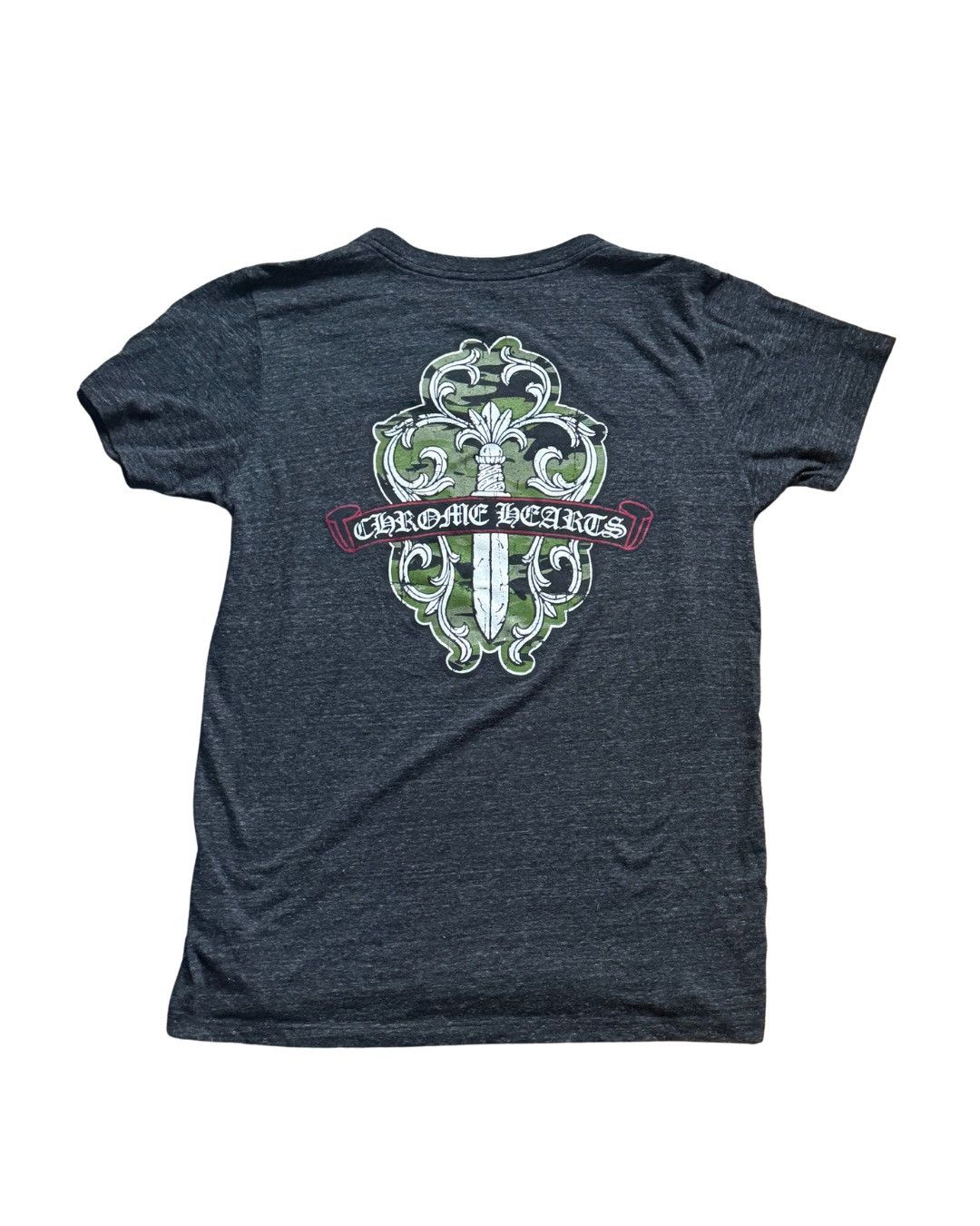 Chrome Hearts Camo Dagger V-Neck