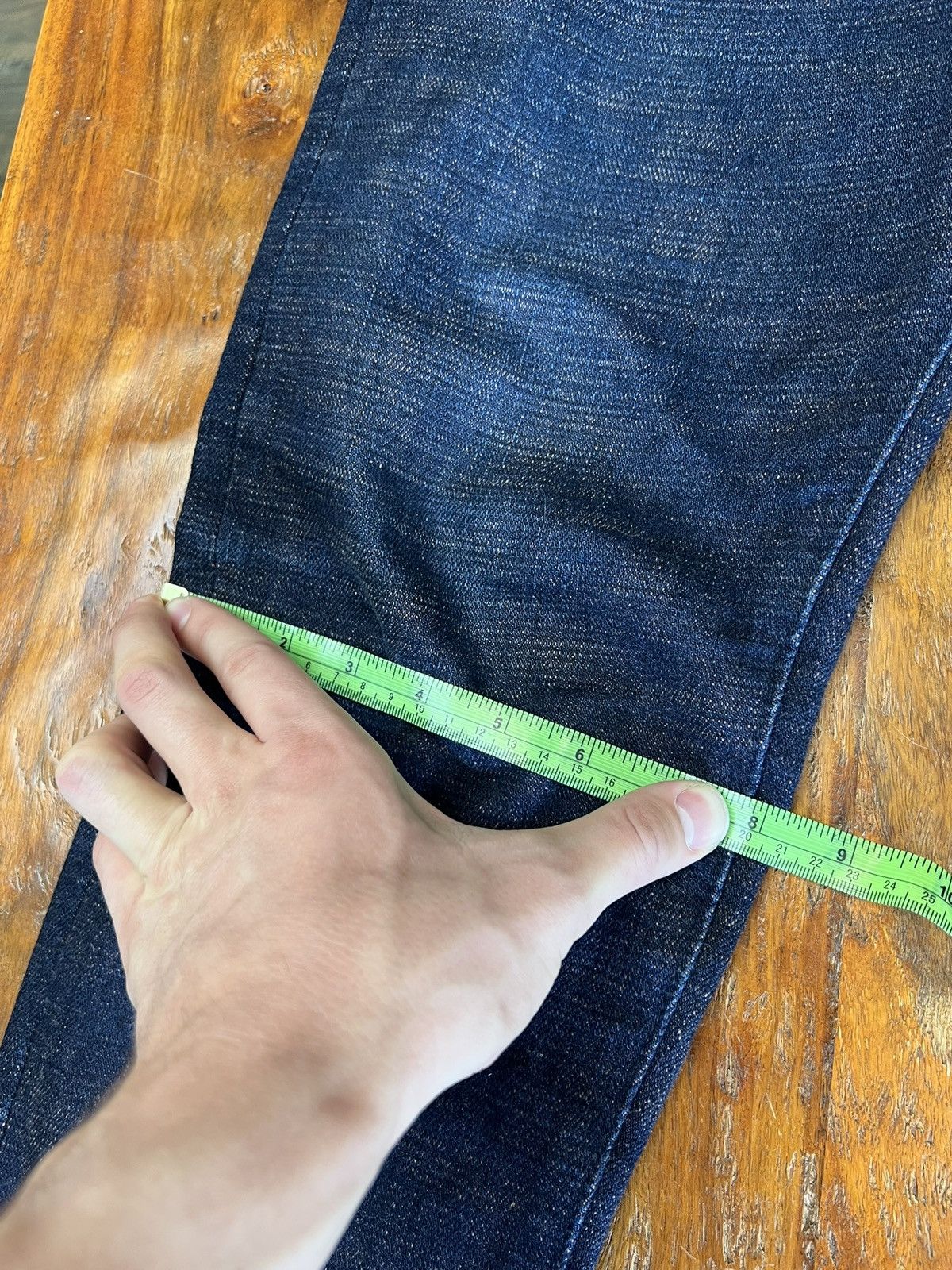 Japan Blue Okayama Denim ODJB019 18OZ. "SIDERITE SLUB" SELVEDGE JEANS Size US 31 - 10 Thumbnail