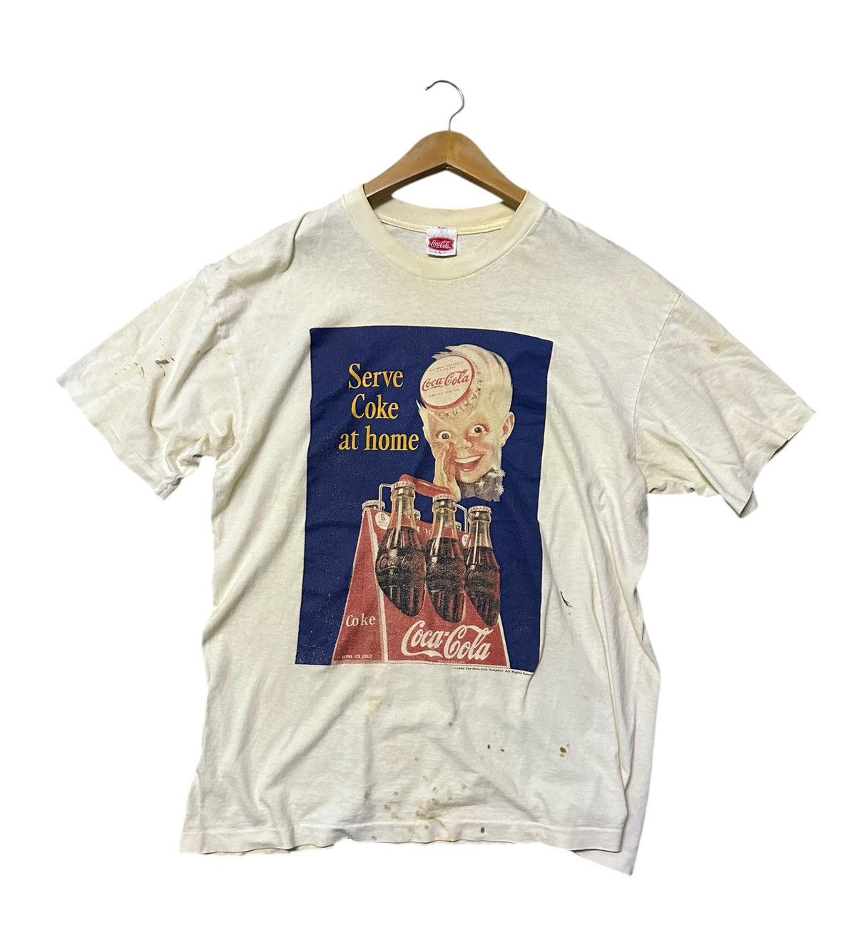 Coca Cola Vintage 1996 Coca cola tshirt Size US L / EU 52-54 / 3 - 1 Thumbnail