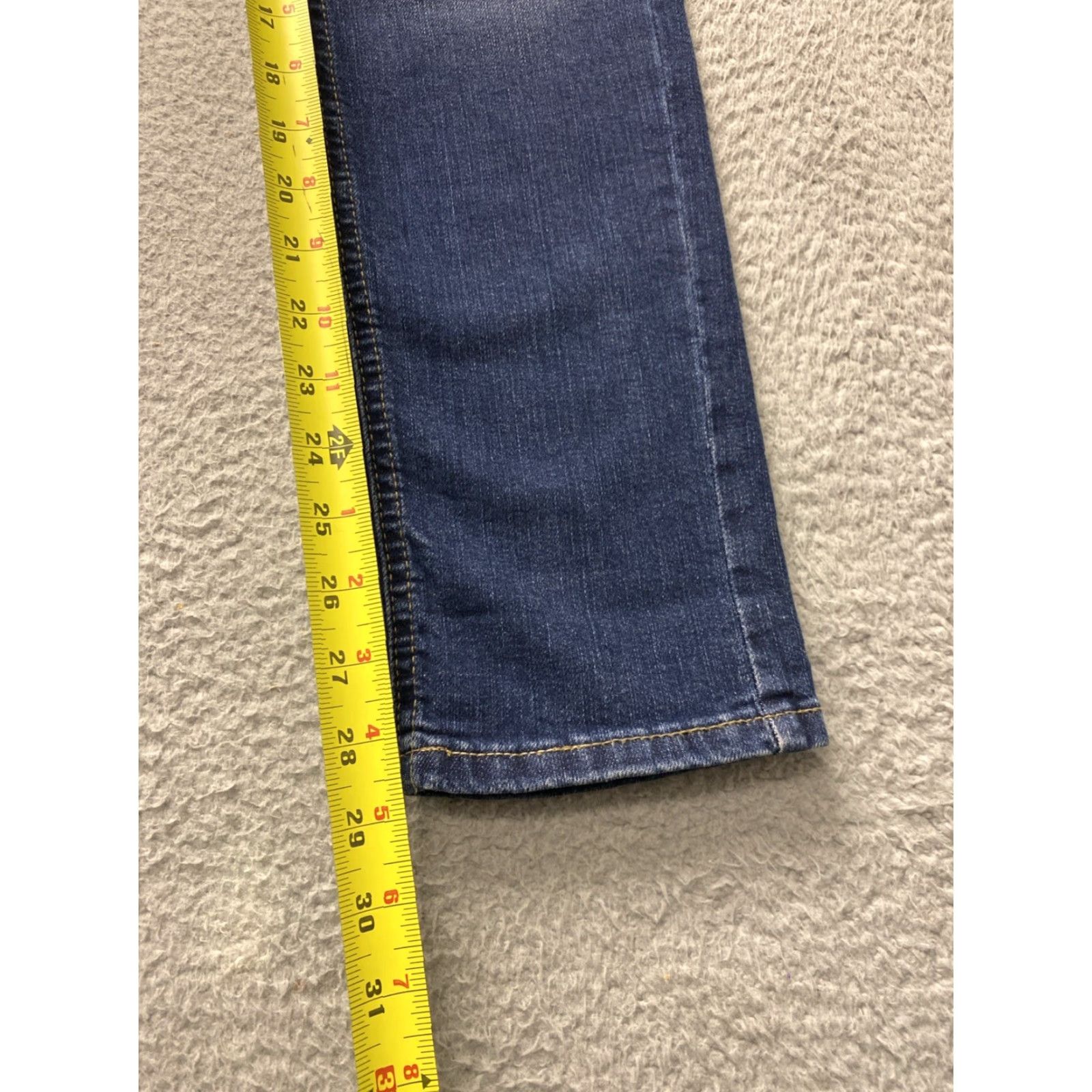 Banana Republic Banana Republic Boyfriend Jeans Womens 25/0 Blue Denim Regular Fit Mid Rise 5-Pocket Size 42" / US 20 - 7 Thumbnail