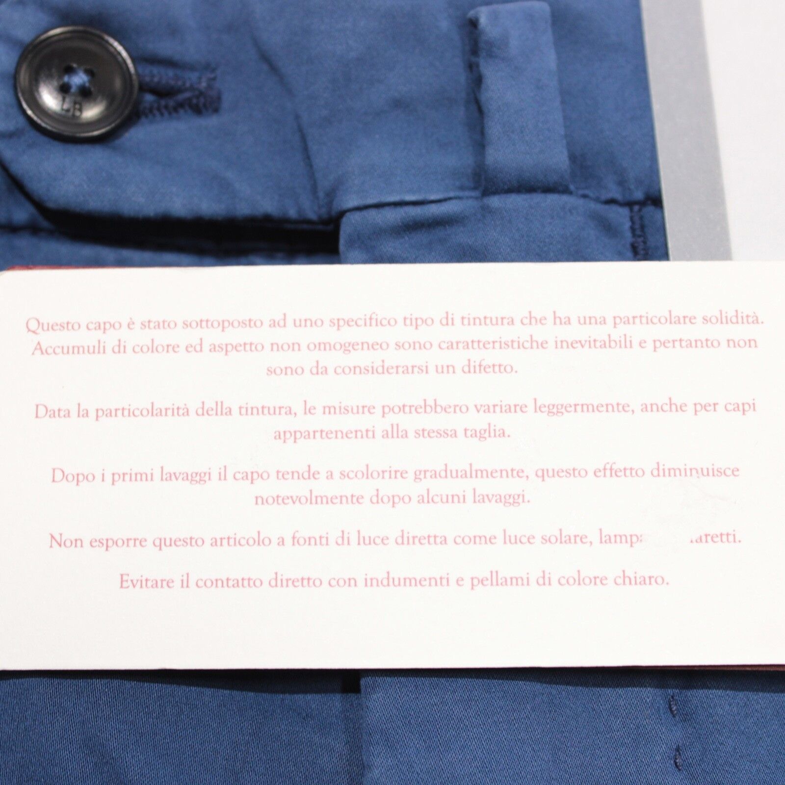 Luciano Barbera Luciano Barbera New with tags Chino Size 40 US In Blue Size US 40 / EU 56 - 4 Thumbnail