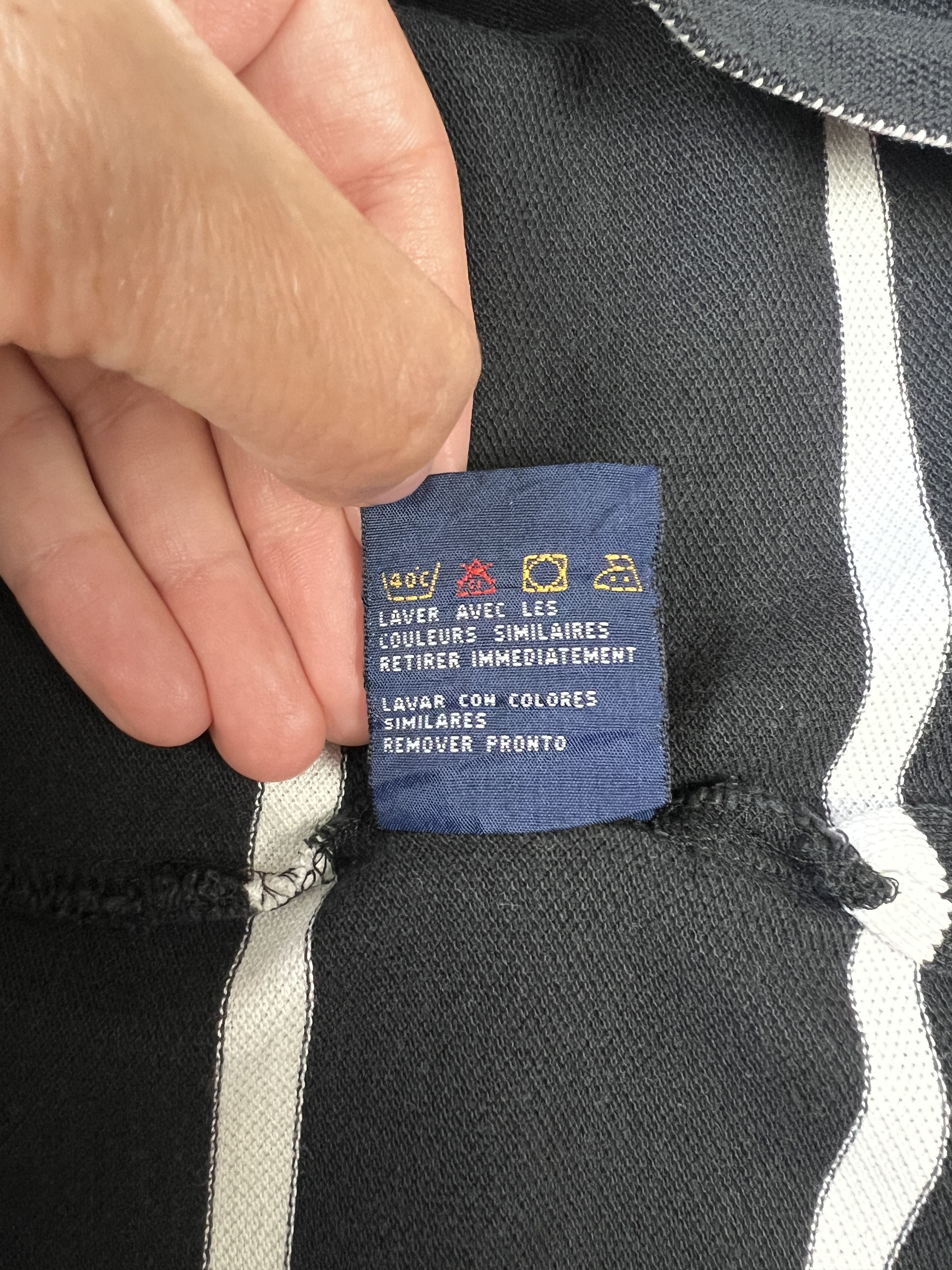 Tommy Hilfiger Tommy Hilfiger Vintage Saipan Rugby Long Sleeve Polo Shirt M Size US M / EU 48-50 / 2 - 21 Thumbnail