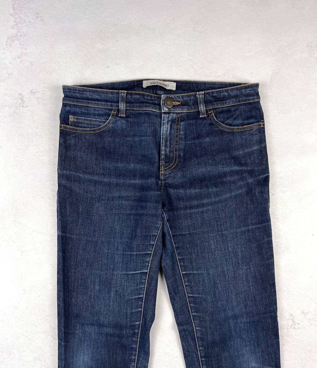 Valentino Avant Garde Luxury Valentino Denim Vintage Classic Style Y2k Size 28" / US 6 / IT 42 - 4 Thumbnail