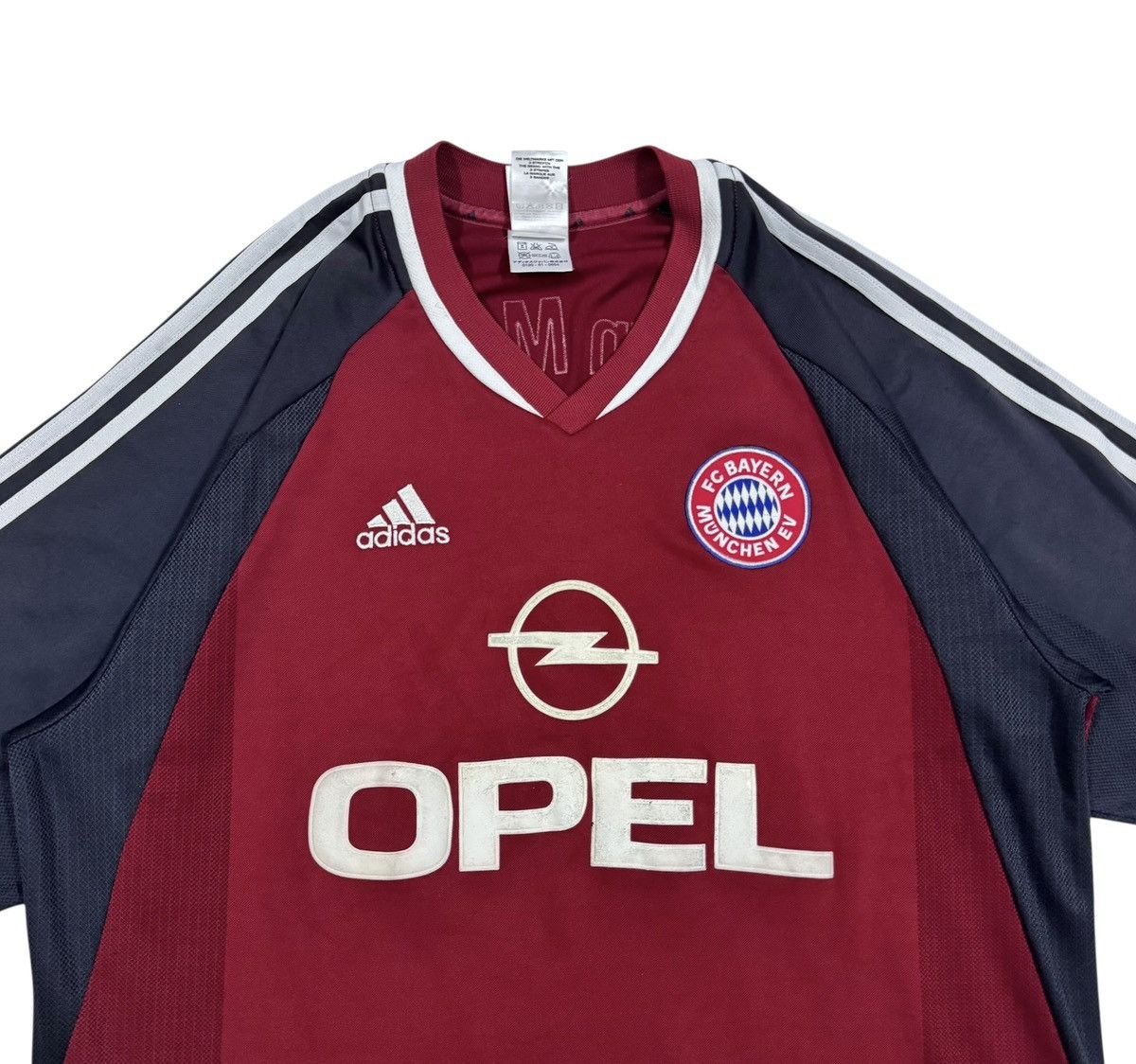 Adidas Vtg🔥2001-2002 Home Jersey Bayern Munich Football Club Size US L / EU 52-54 / 3 - 3 Thumbnail
