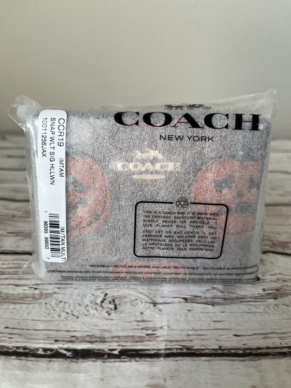 Coach Coach Snap Wallet In Signature Canvas With Halloween Print Size ONE SIZE - 11 Thumbnail