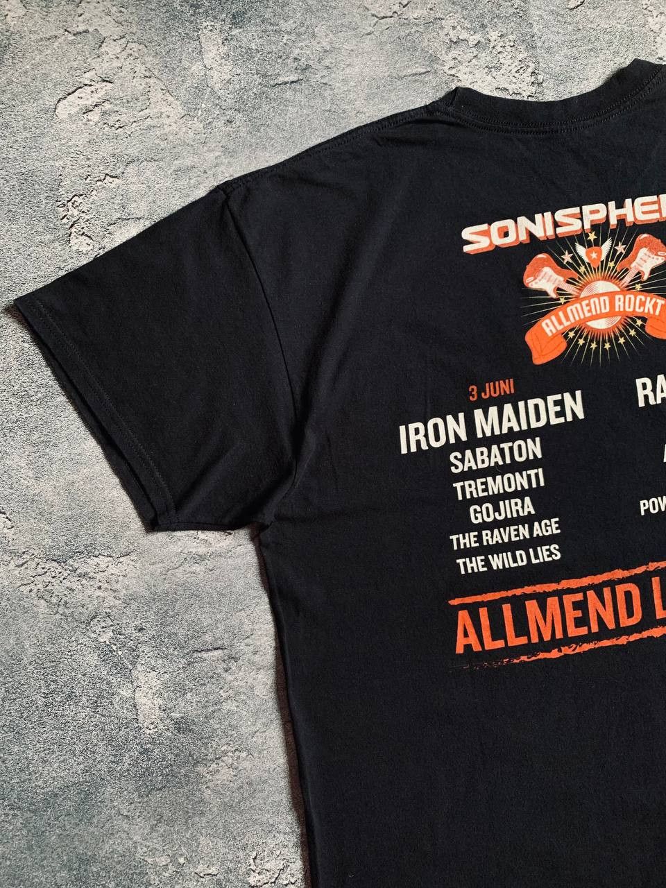 Gildan Sonisphere Festival Band T-Shirt RAMMSTEIN Heavy Metal Rock Size US XL / EU 56 / 4 - 8 Thumbnail