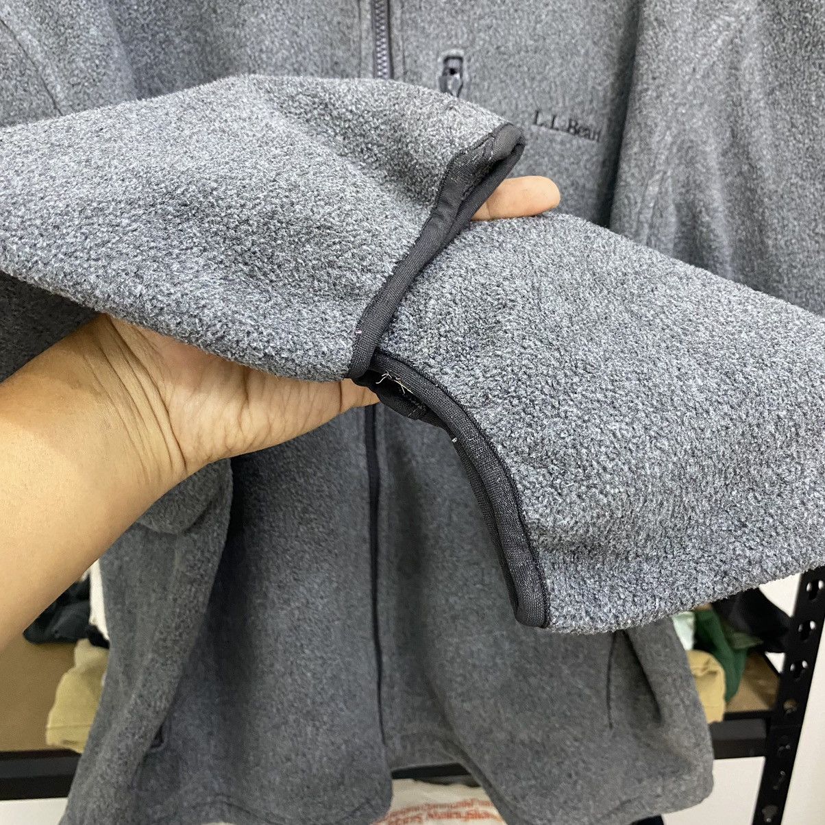 L.L. Bean × Vintage Vintage LL Bean Fleece Embroidery Sweatshirt Full Zip❗️ Size US L / EU 52-54 / 3 - 6 Thumbnail