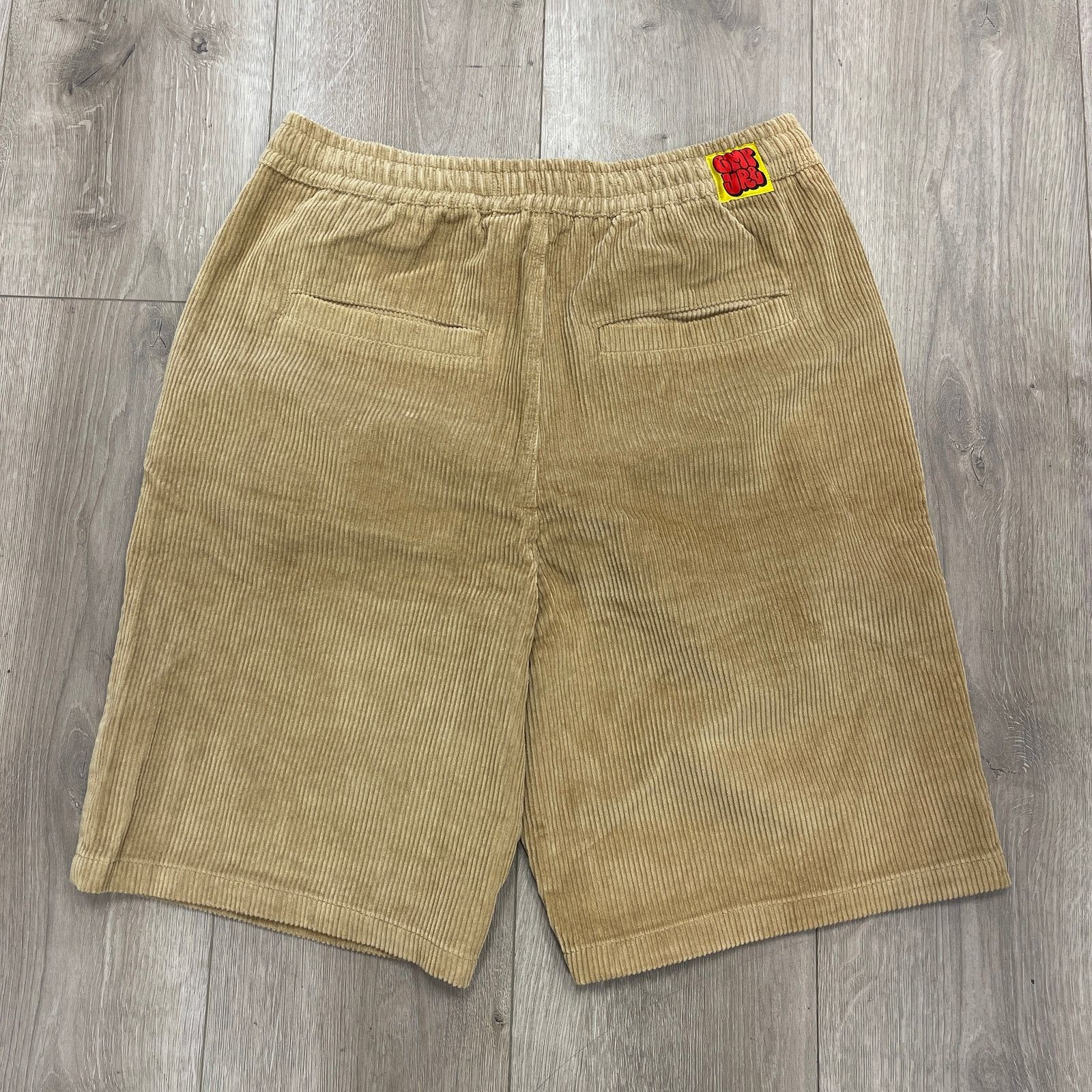 Empyre Empyre Elastic Waist Relax corduroy skate shorts Tan Medium Size US 32 / EU 48 - 3 Thumbnail