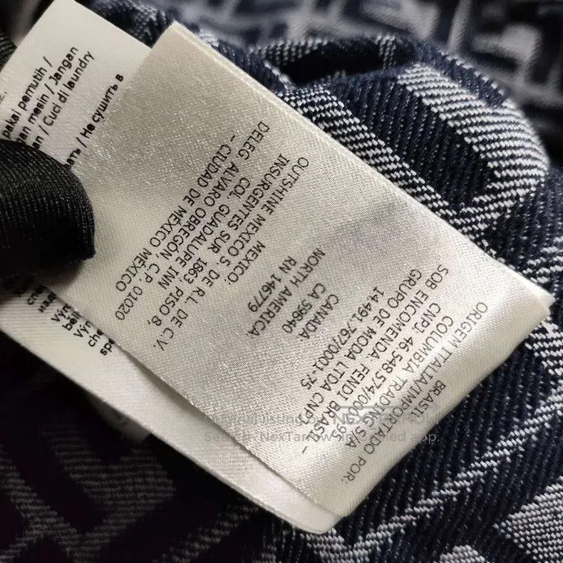 Fendi Fendi Blue Monogram Denim Jacket Size US M / EU 48-50 / 2 - 7 Thumbnail