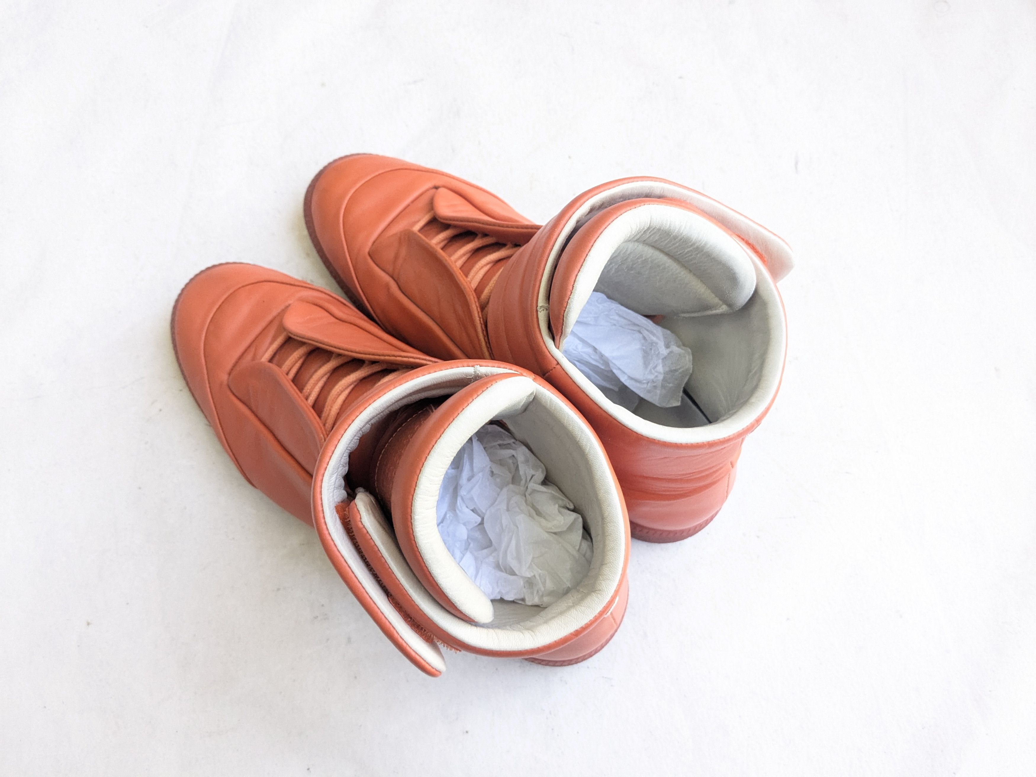 Maison Margiela Maison Margiela Future Orange High Tops 10 43 Size US 10 / EU 43 - 11 Thumbnail