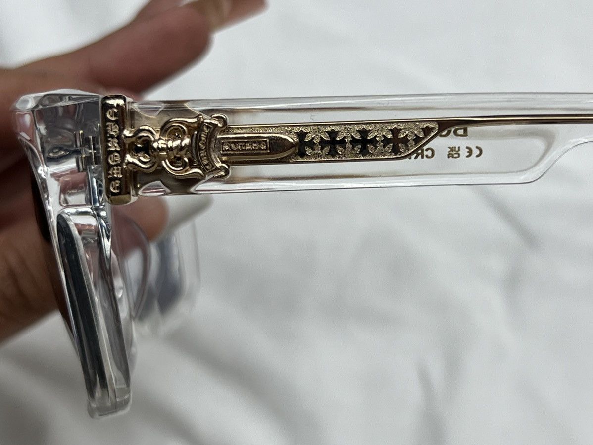 Chrome Hearts Chrome Hearts Box Officer Crystal Sunglasses Size ONE SIZE - 7 Thumbnail