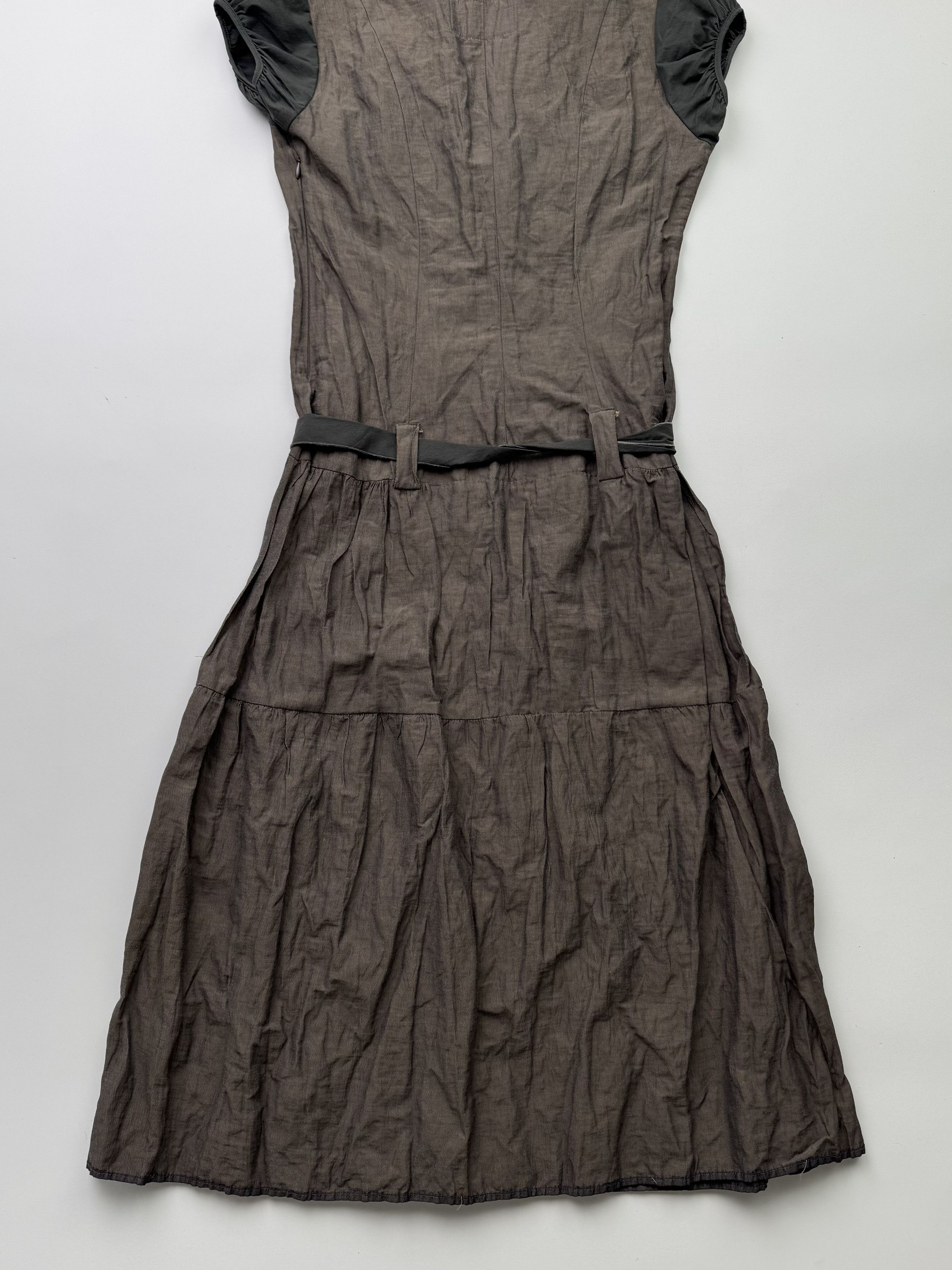 Japanese Brand Glamour Y2K Maxi Dress With Belt B223(V285)E2 Size S / US 4 / IT 40 - 8 Thumbnail