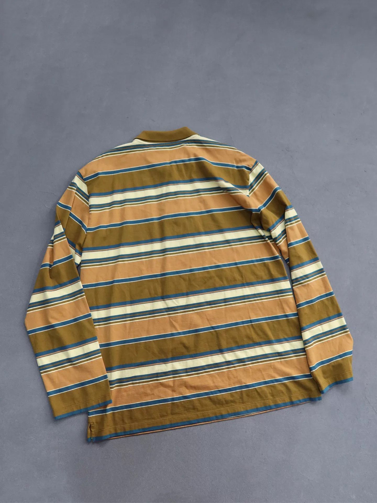Miu Miu MIU MIU SS24 Striped Button Knit LS Polo Green XS Size XS / US 0-2 / IT 36-38 - 2 Thumbnail