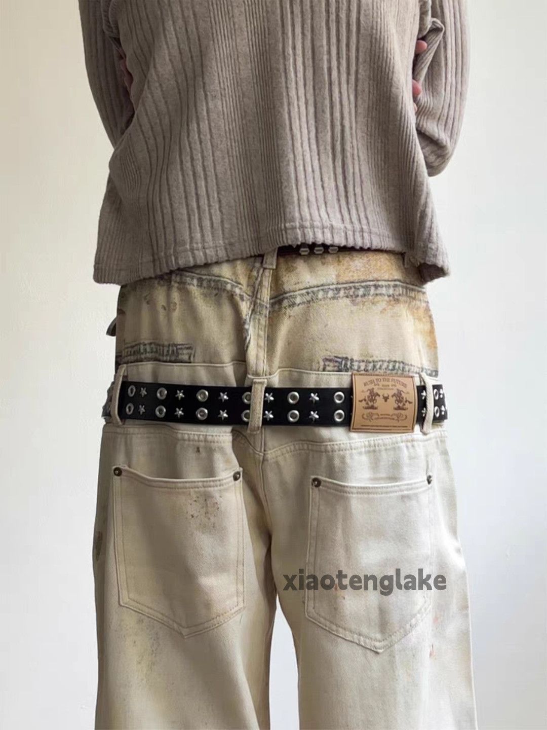 Jean zx vintage washed faded loose baggy carpenter jeans Size US 30 / EU 46 - 4 Thumbnail