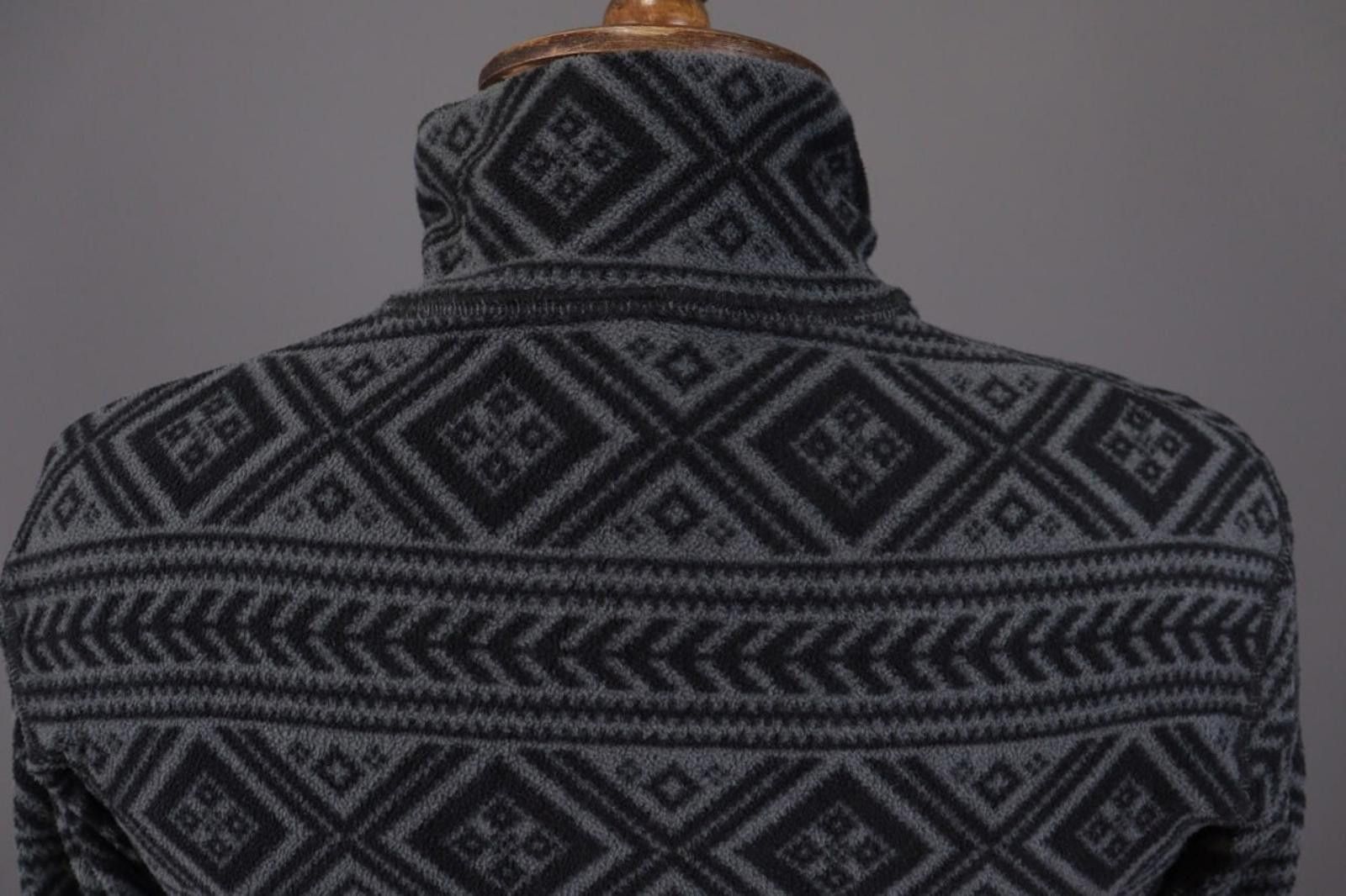 Designer Kari Traa Gray Nordic Fair Isle Full Zip Jacket Size S Size S / US 4 / IT 40 - 10 Thumbnail