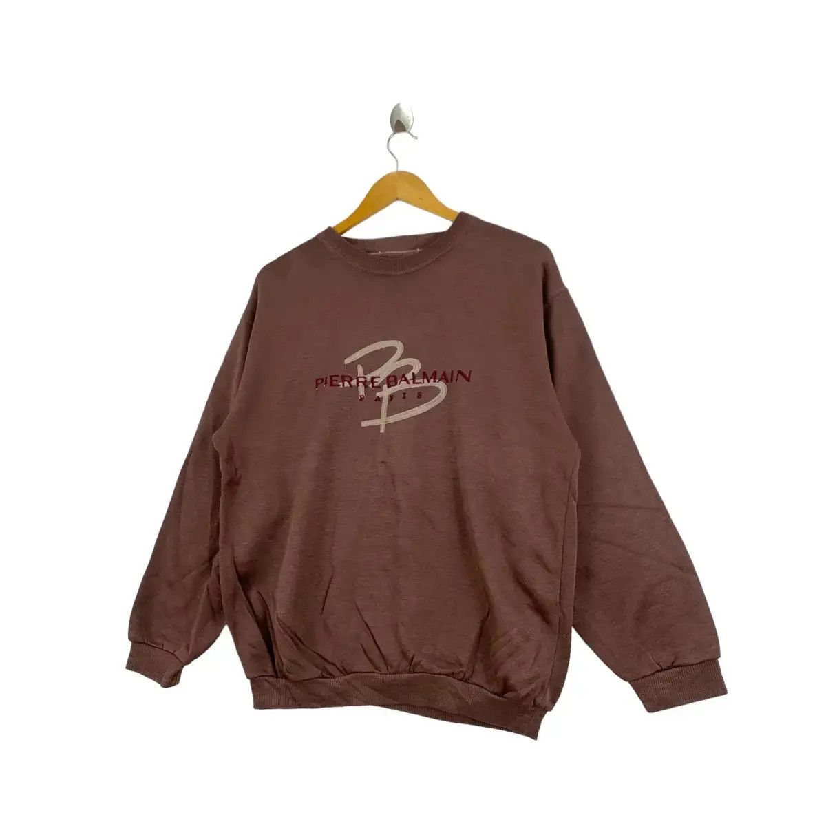 Pierre Balmain Vintage PIERRE BALMAIN PARIS Embroidered Logo Brown Size US XL / EU 56 / 4 - 2 Thumbnail