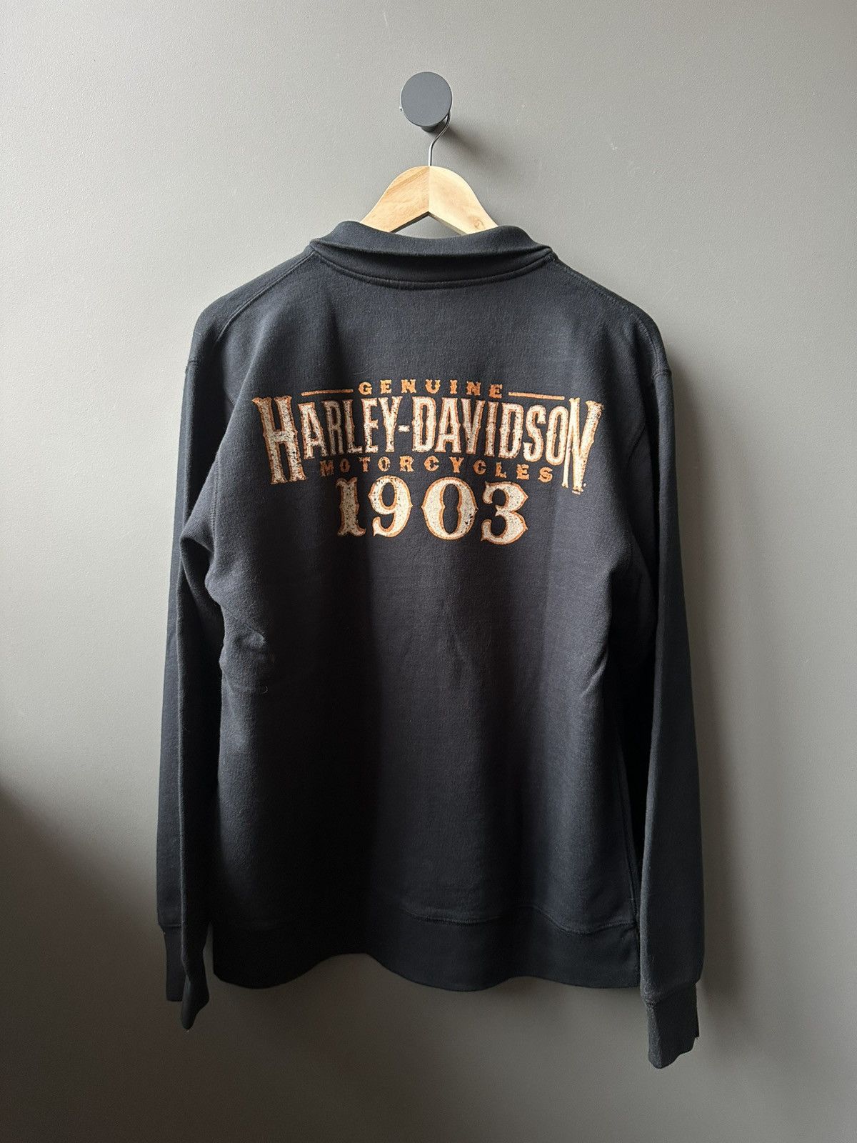 Harley Davidson Vintage Harley Davidson Logo Choppers Track Jacket Sweat Y2K Size US XL / EU 56 / 4 - 3 Thumbnail